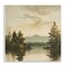 Stupell Industries Soft Beige Mountain Scenery Wall Plaque Art